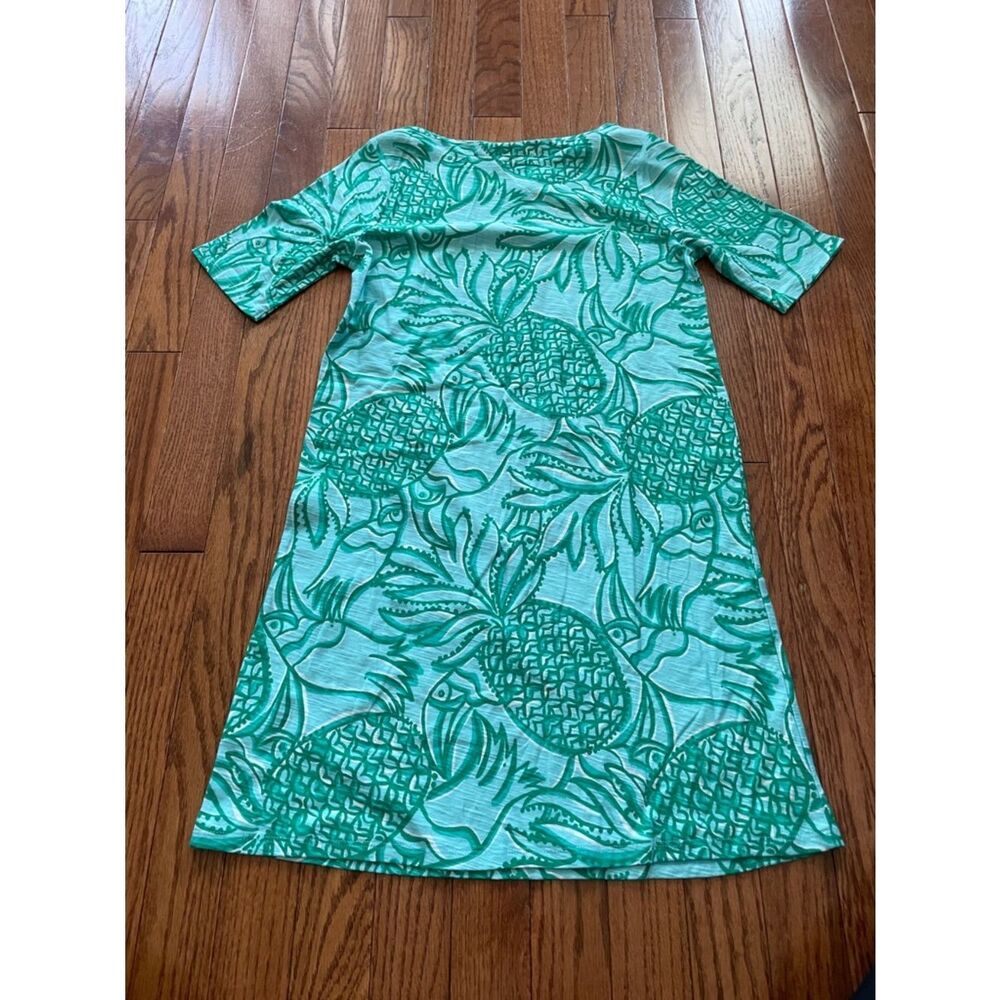 Lilly Pulitzer Little Cassie Knit Dress Shorely Blue Toucan Tango Sz XL NWT - Picture 8 of 8